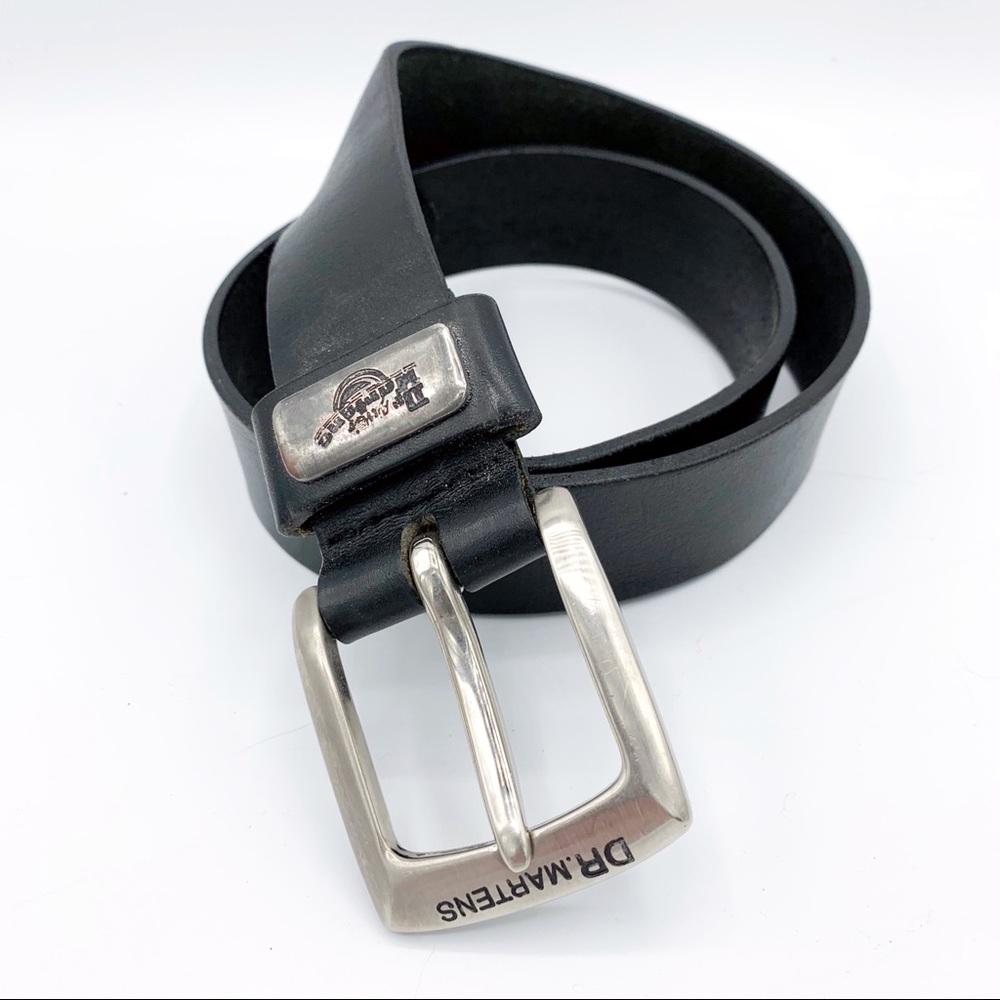 Dr. Martens Black Leather Unisex Belt Size 30